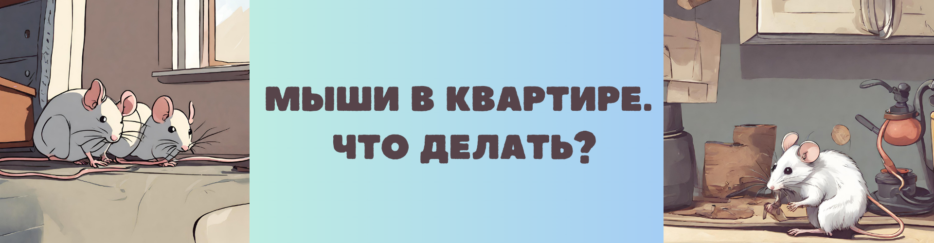 Мыши в квартире. Что делать?