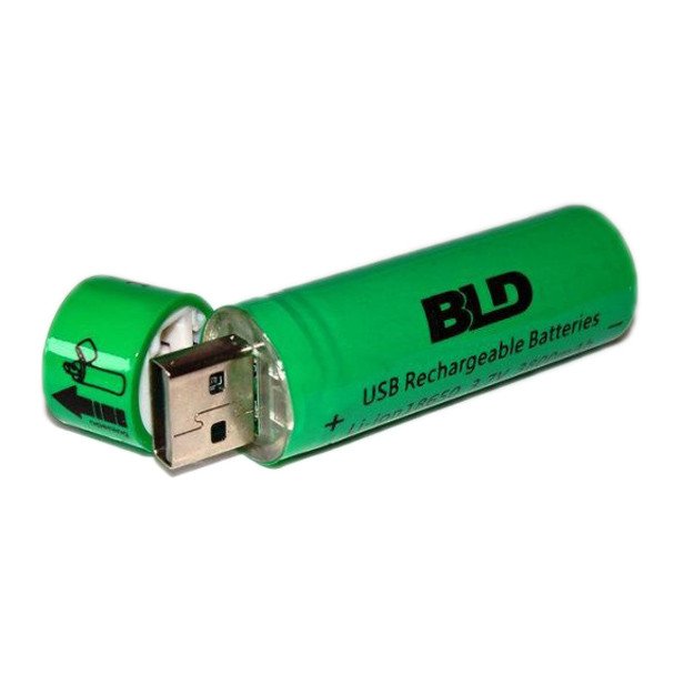 Аккумулятор литий-ионный 18650 с USB зарядкой для шокеров